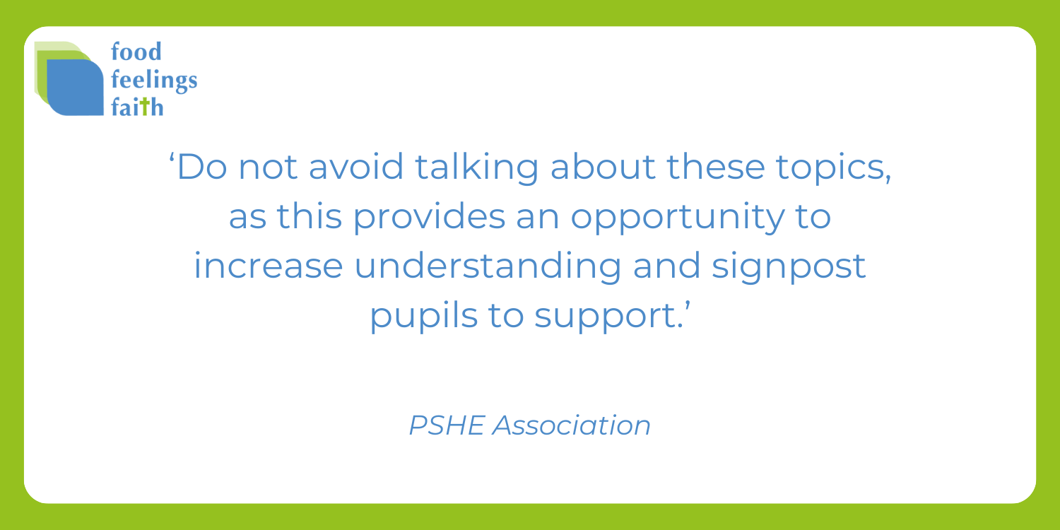 FFF PSHE Association Quote